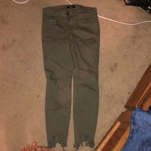 Army Green Jeans